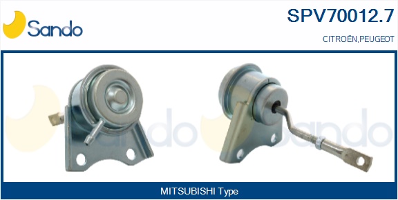 Elemento di regolazione, turbocompressore SANDO SPV70012.7