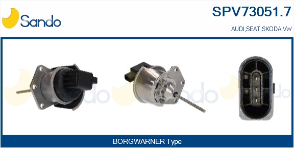 Elemento di regolazione, turbocompressore SANDO SPV73051.7