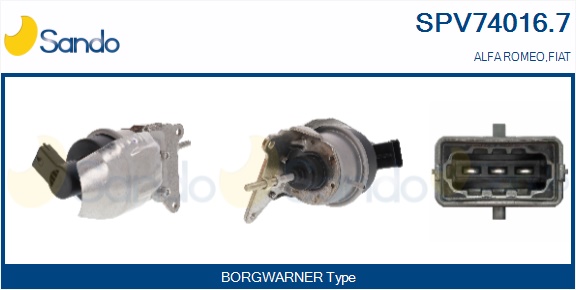 Elemento di regolazione, turbocompressore SANDO SPV74016.7