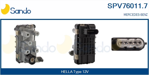 Elemento di regolazione, turbocompressore SANDO SPV76011.7