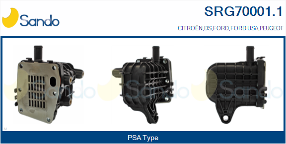 Radiatore, ricircolo gas scarico SANDO SRG70001.1