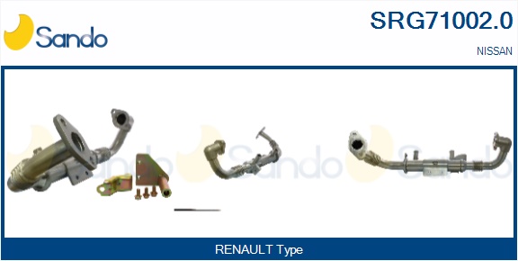 Radiatore, ricircolo gas scarico SANDO SRG71002.0