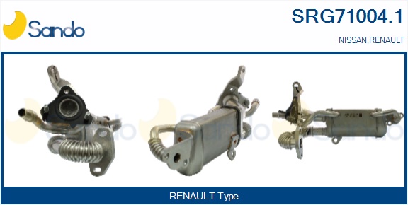 Radiatore, ricircolo gas scarico SANDO SRG71004.1