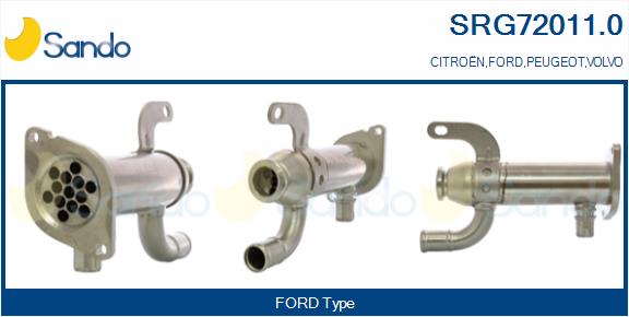 Radiatore, ricircolo gas scarico SANDO SRG72011.0