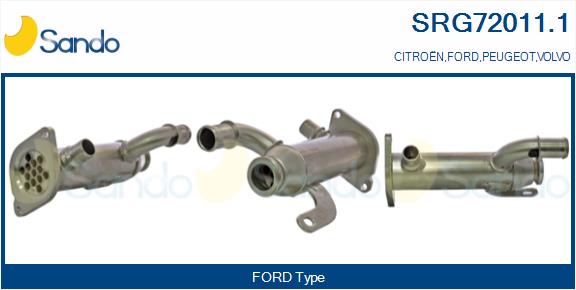 Radiatore, ricircolo gas scarico SANDO SRG72011.1
