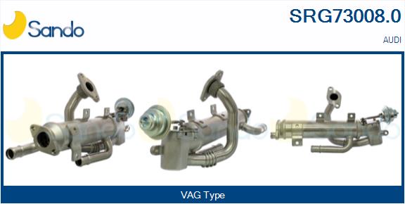 Radiatore, ricircolo gas scarico SANDO SRG73008.0