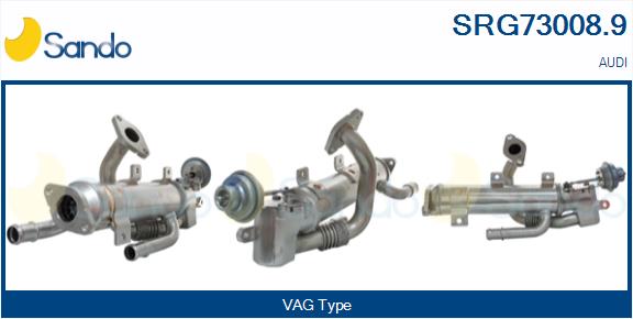 Radiatore, ricircolo gas scarico SANDO SRG73008.9