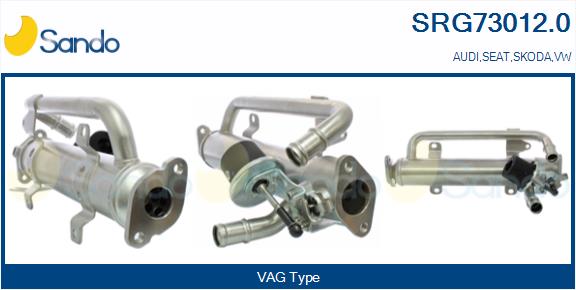 Radiatore, ricircolo gas scarico SANDO SRG73012.0