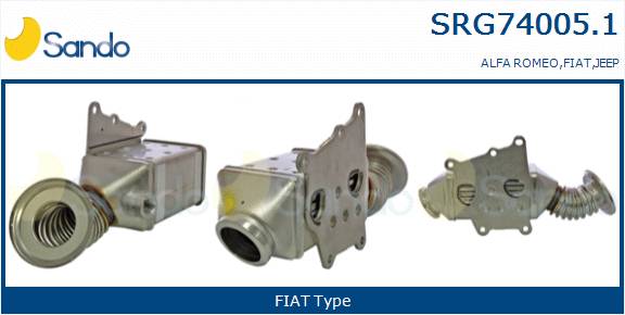 SANDO RADIATORE. RICIRCOLO GAS SCARICO ALFA ROMEO