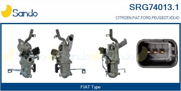Radiatore, ricircolo gas scarico SANDO SRG74013.1