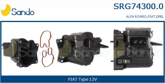 SANDO RADIATORE. RICIRCOLO GAS SCARICO ALFA ROMEO