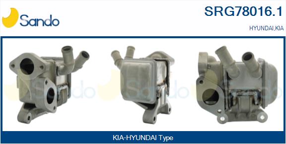 Radiatore, ricircolo gas scarico SANDO SRG78016.1
