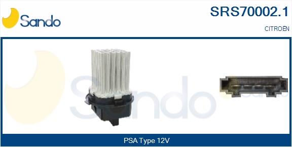 Resistenza, ventilatore abitacolo SANDO SRS70002.1