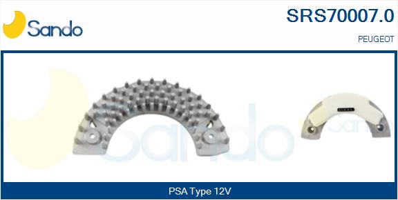 Resistenza, ventilatore abitacolo SANDO SRS70007.0