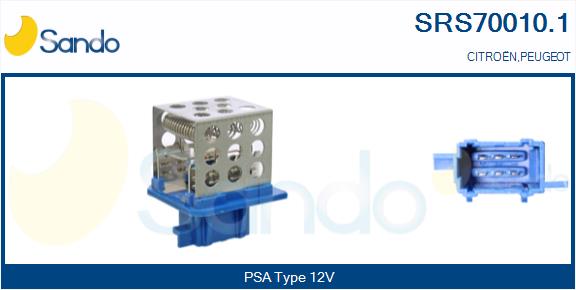 Resistenza, ventilatore abitacolo SANDO SRS70010.1