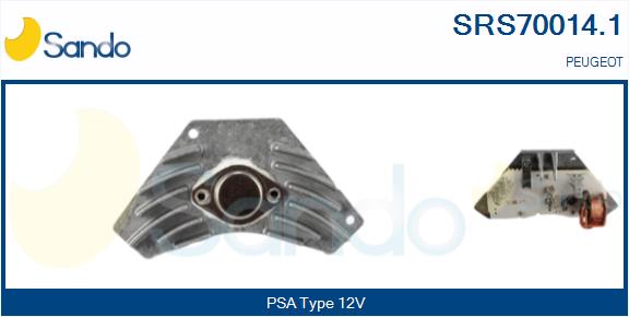 Resistenza, ventilatore abitacolo SANDO SRS70014.1