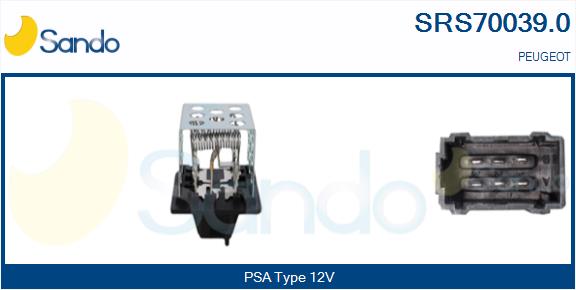Resistenza, ventilatore abitacolo SANDO SRS70039.0