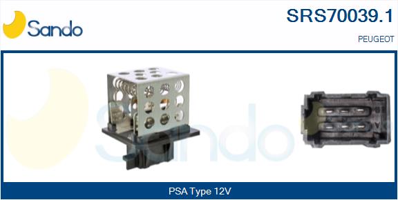 Resistenza, ventilatore abitacolo SANDO SRS70039.1