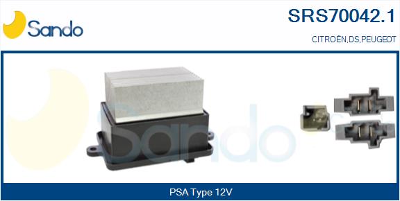 Resistenza, ventilatore abitacolo SANDO SRS70042.1