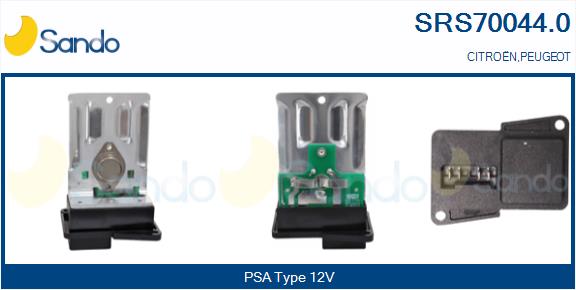 Resistenza, ventilatore abitacolo SANDO SRS70044.0