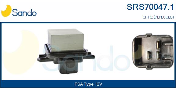 Resistenza, ventilatore abitacolo SANDO SRS70047.1