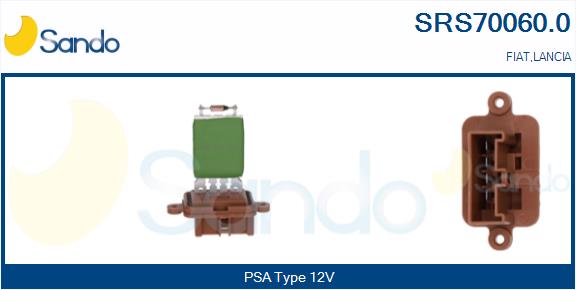 Resistenza, ventilatore abitacolo SANDO SRS70060.0