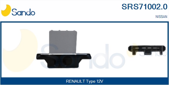 Resistenza, ventilatore abitacolo SANDO SRS71002.0