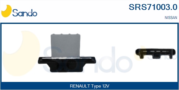 Resistenza, ventilatore abitacolo SANDO SRS71003.0
