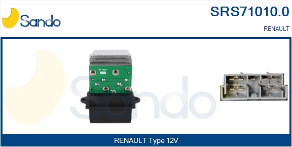 Resistenza, ventilatore abitacolo SANDO SRS71010.0