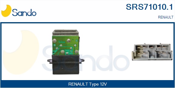 Resistenza, ventilatore abitacolo SANDO SRS71010.1