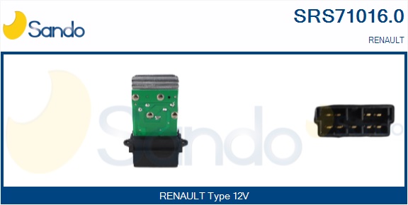 Resistenza, ventilatore abitacolo SANDO SRS71016.0