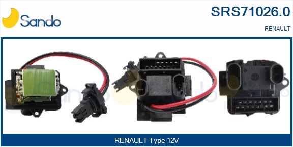 Resistenza, ventilatore abitacolo SANDO SRS71026.0