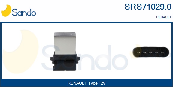 Resistenza, ventilatore abitacolo SANDO SRS71029.0