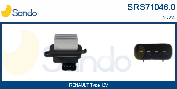 Resistenza, ventilatore abitacolo SANDO SRS71046.0
