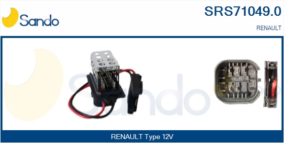 Resistenza, ventilatore abitacolo SANDO SRS71049.0