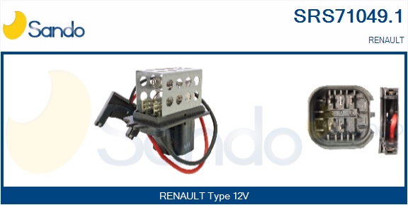 Resistenza, ventilatore abitacolo SANDO SRS71049.1
