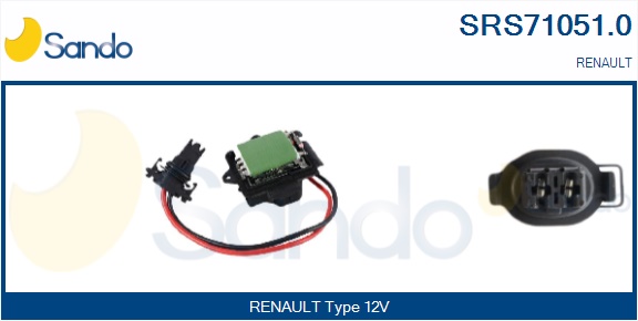Resistenza, ventilatore abitacolo SANDO SRS71051.0