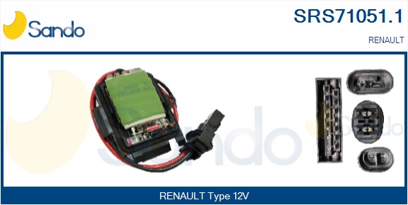 Resistenza, ventilatore abitacolo SANDO SRS71051.1