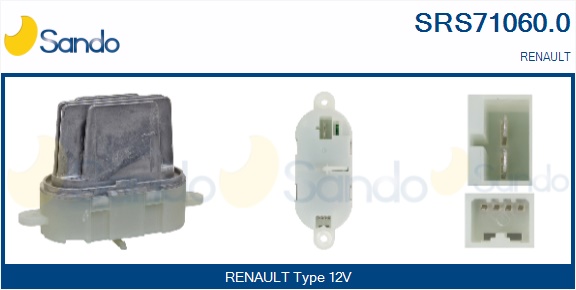 Resistenza, ventilatore abitacolo SANDO SRS71060.0