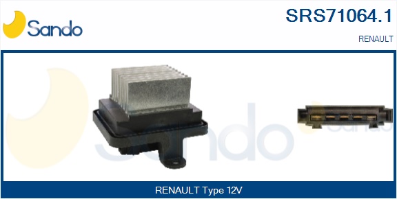 Resistenza, ventilatore abitacolo SANDO SRS71064.1