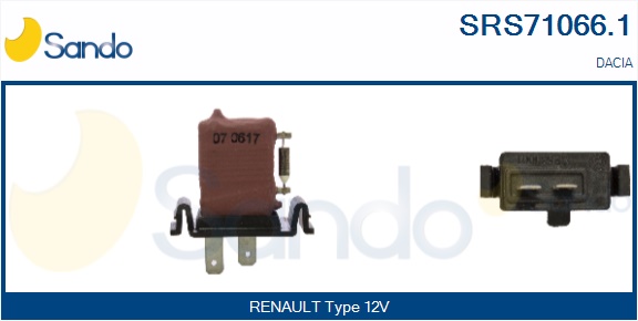 Resistenza, ventilatore abitacolo SANDO SRS71066.1