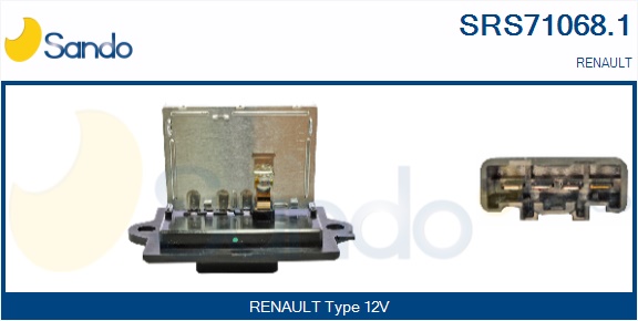 Resistenza, ventilatore abitacolo SANDO SRS71068.1