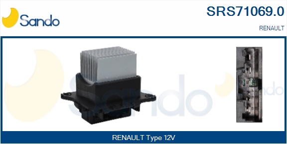 Resistenza, ventilatore abitacolo SANDO SRS71069.0