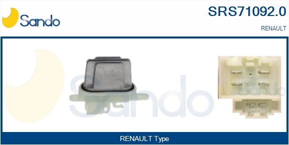 Resistenza, ventilatore abitacolo SANDO SRS71092.0