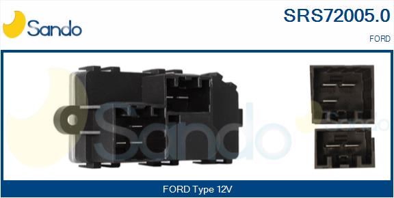 Resistenza, ventilatore abitacolo SANDO SRS72005.0