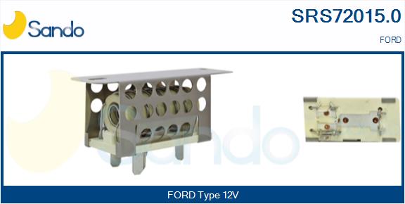 Resistenza, ventilatore abitacolo SANDO SRS72015.0