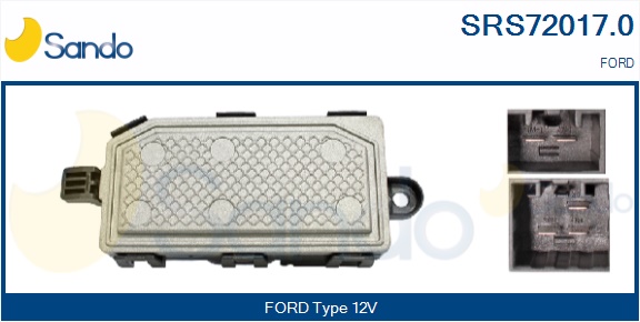 Resistenza, ventilatore abitacolo SANDO SRS72017.0