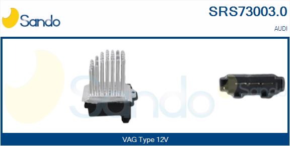 Resistenza, ventilatore abitacolo SANDO SRS73003.0