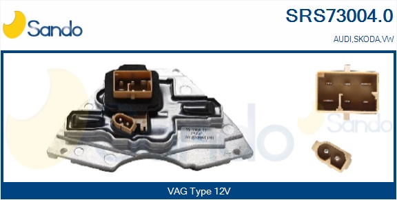 Resistenza, ventilatore abitacolo SANDO SRS73004.0