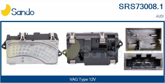 Resistenza, ventilatore abitacolo SANDO SRS73008.1